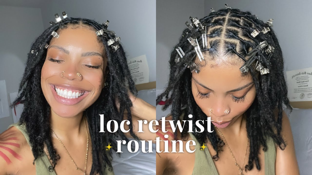 LOC RETWIST USING ALOE VERA GEL palm rolling method therealcholey