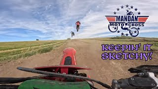 Mandan Motocross 'Open A, Moto 2' POV 2026 | NDMA | Mandan, ND
