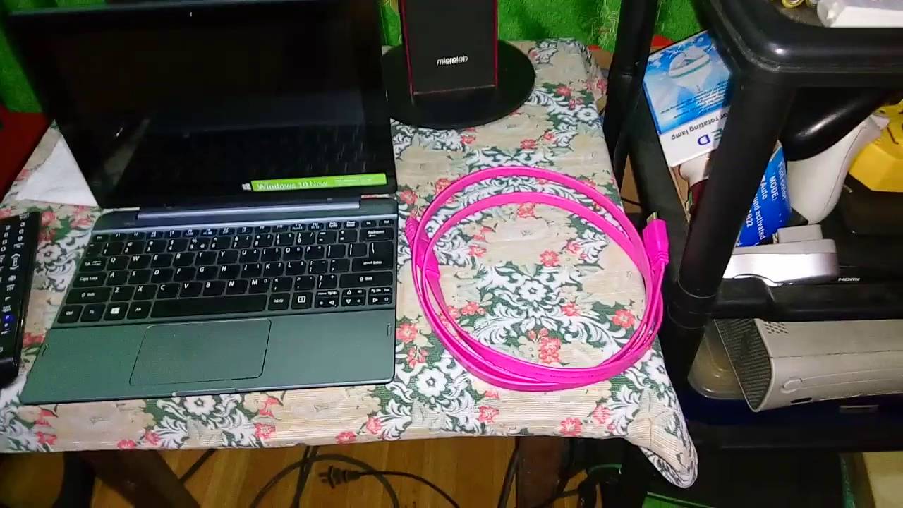 How To Connect HDMI From PC Tablet To HDMI TV YouTube