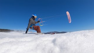 Powder Day Squam Kite Skiing 26Feb22