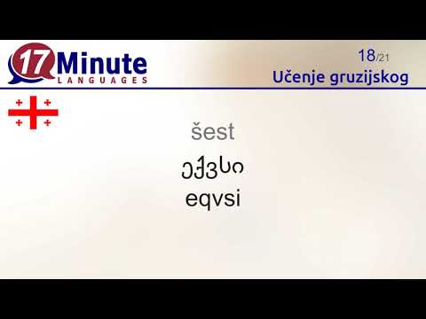 Učenje gruzijskog (2. Dio)