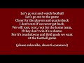 FOOTBALL SONG Take Me Out To Watch Football the Ballgame Lyrics Words Text Sing Along Music song