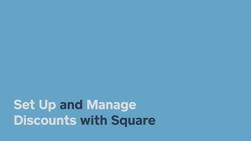 Set Up and Manage Discounts with Square