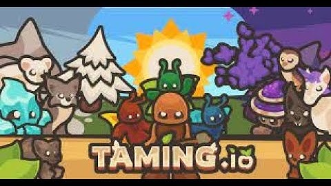 Taming.io - tame iceberg and 1v1 with my friend