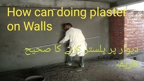 How to plaster a wall, a beginners guide. Plastering made easy for the DIY enthusiast.