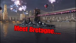 Meet tier IV French battleship Bretagne ( Path to Bourgonge continues )