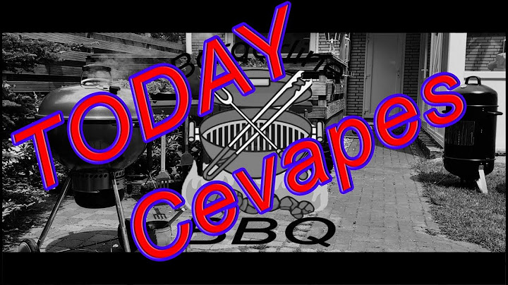 Cevapes - (Ćevapčići) - TODAY - Boderline BBQ