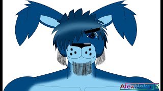 AlexNeko12 - Dibujando a Blunnie Guerrero V.Furry