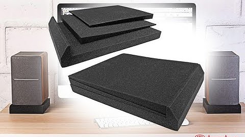 Home Studio Monitor Isolation Pads by AxcessAbles #HomeStudioAccessories