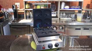 Hello Kitty Shaped Waffle Maker FY-2218 Cute Design Attract To Kids screenshot 3