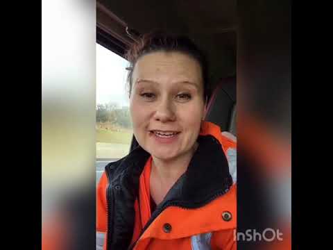 Female tipper driver planing m4 smart motorway UK 14/3/20