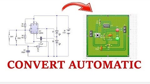 convert live wire circuit automatic to pcb layout