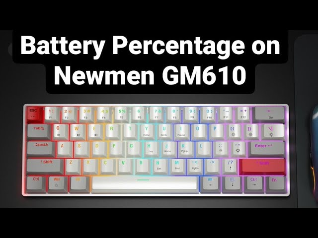 Newmen GM610 - How to Tell what the Battery Percentage is 