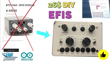 26$ DIY EFIS Joystick for Boeing - Самодельный EFIS на Arduino Leonardo - энкодеры работают! pv3