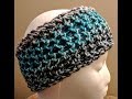 Head Band or Neck Warmer in Ewrap in Two Stitch  Loom Knit Easy for Beginners