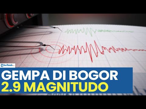 🔴 Gempa Bogor Jawa Barat, 2.9 Magnitudo
