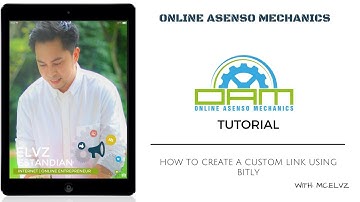 HOW TO CREATE CUSTOM URL USING BITLY | TAGALOG