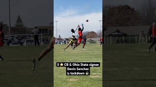 This is Why Devin Sanchez is a 5 ⭐️ CB #footballhighlights