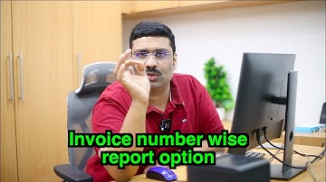 Invoice number wise report option Raintech POS Billing software 2022