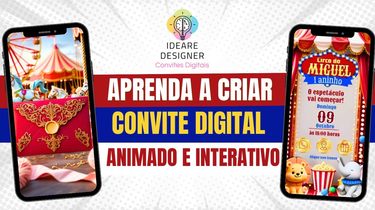 Aprenda a Criar Convite Digital Animado com Botões Clicáveis
