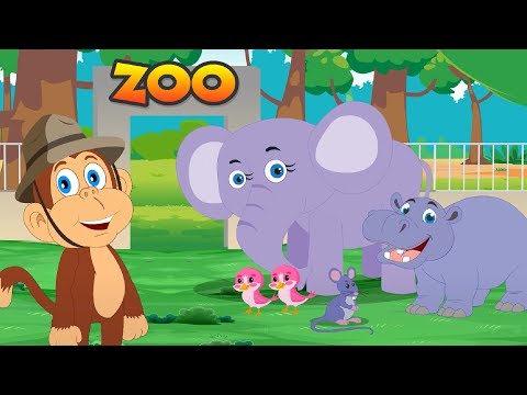 Zoo Animal Sounds Song! | Learn About Animals at the Zoo | Kids Learning Videos