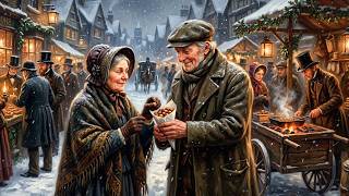 Download lagu Christmas Eve in a Lit-Up Victorian London Village Market | Visual Poem | Classic Christmas Music