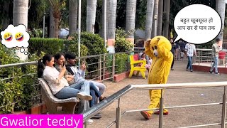 IRRITATING 😡TEDDY PRANK 🤣 IN PUBLIC 😂 😂/EPIC REACTION EVER 😂😂||GWALIOR TEDDY||