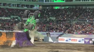 Grave Digger Backflip Accident