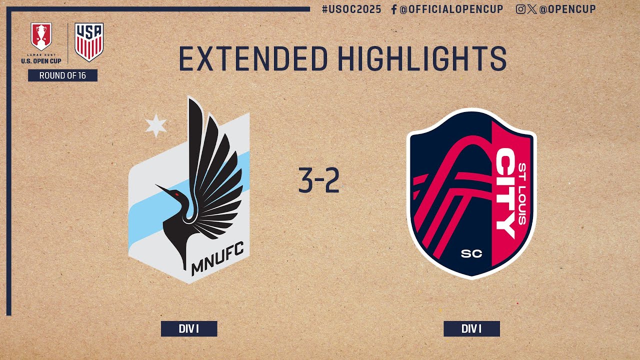 Minnesota United FC vs St. Louis CITY SC Extended Highlights | U.S. Open Cup Rd of 16 | May 21, 2025