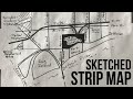 Sketched Strip Map | Disaster Planning