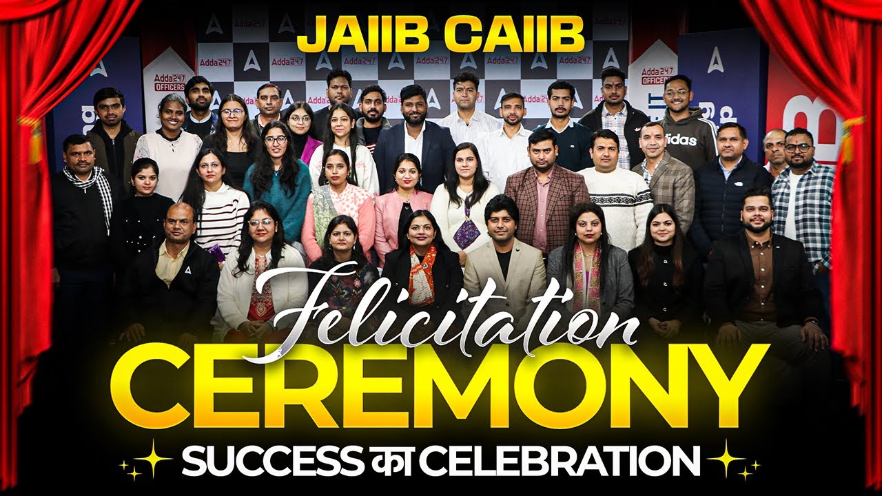 JAIIB CAIIB Felicitation Ceremony🎉 Success का Celebration 🔴 Officers Adda247