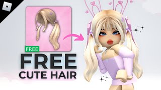 GET TWICE BLONDE PIGTAILS FREE HAIR 🤩🥰 Roblox New Free Hair / TWICE Square screenshot 1