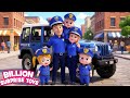 عملية إنقاذ مضحكة في المدينة مع شرطة الأطفال Cartoon For Toddlers Kids Story Brave Adventure 