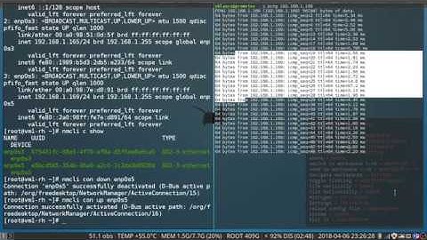 Configuring Network cards in RedHat 7