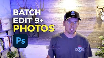 How to Batch Edit 9+ Photos in 1 Minute - Photoshop 2025 Tutorial