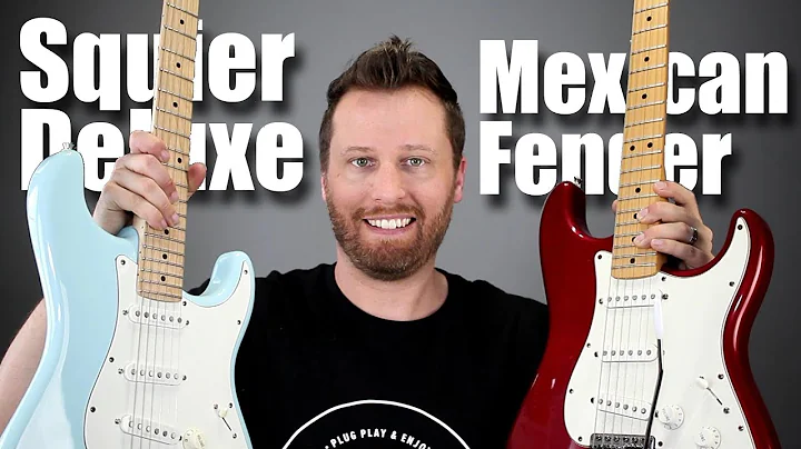 SQUIER DELUXE or MEXICAN FENDER?? - Stratocaster Tone Comparison!