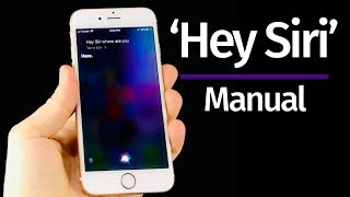 How to Use Hey Siri on iPhone 6S iPhone 7 iPhone 8 iPhone 6s Plus iPhone 7 Plus iPhone 8 plus