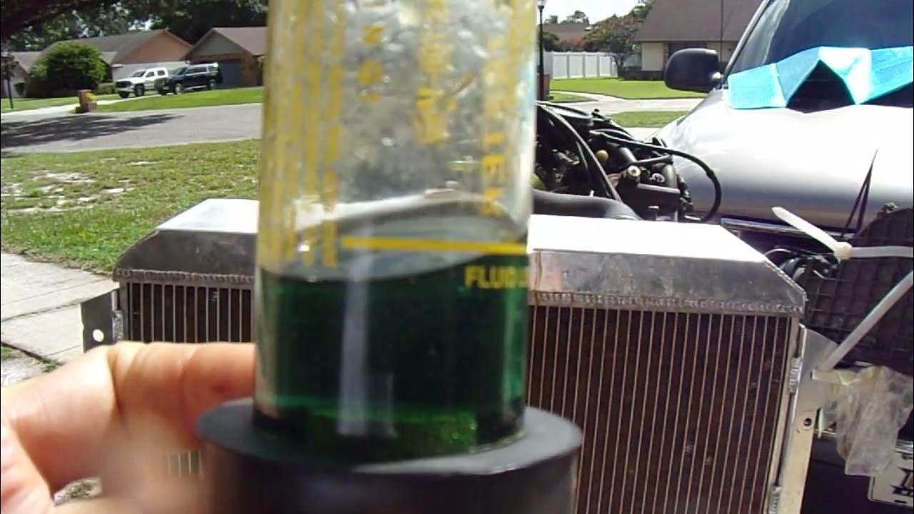 280zx exhaust gas in radiator test YouTube