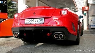 Ferrari 599 GTO - HUGE Revs, Fly by and Accelerating!!