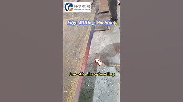 Steel Plate Edge Milling Machine 0-90° angle adjustment Smooth mirror beveling Automatic beveling