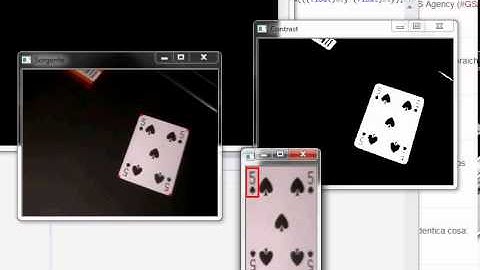Poker playing cards template matching with OpenCV