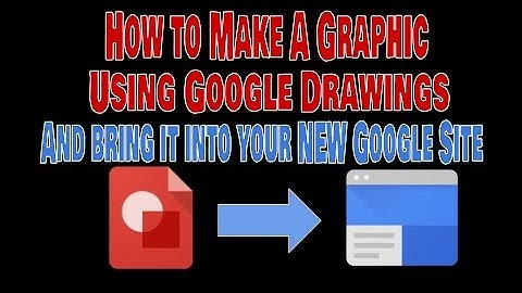 How to Create a Graphic Using Google Drawings & Put It Into Your NEW Google Site