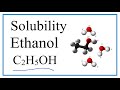Ethanol and Water Interactions