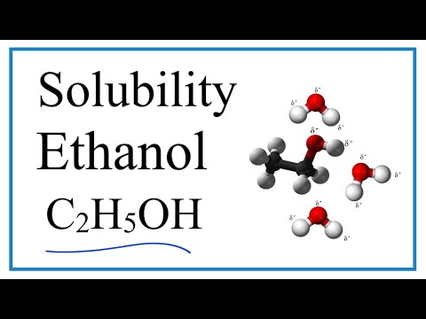 Video: Je ethanol těkavější než voda?