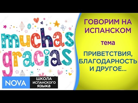 ПРИВЕТСТВИЯ ПРОЩАНИЯ ИЗВИНЕНИЯ БЛАГОДАРНОСТЬ Говорим на испанском. Тема приветствия Школа NOVA