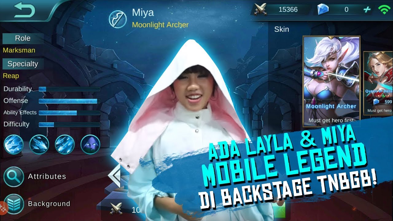 Ada Layla & Miya Mobile Legend Di Backstage TNBGB!