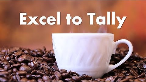 EazyAUTO4 Excel to Tally | exceltotally | EazyAUTO4 ExceltoTally Data Import