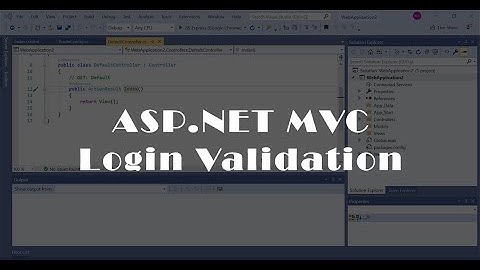 22- Login Validation - ASP.NET MVC MySQL Eğitimi