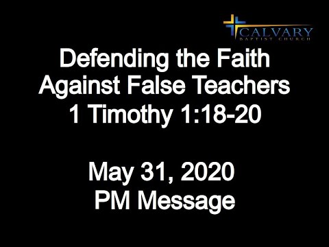 Defending the Faith Against False Teachers