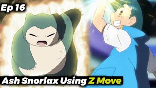 Ash Snorlax use z Move Against Alain - Pokemon Supreme Journeys Episode 16